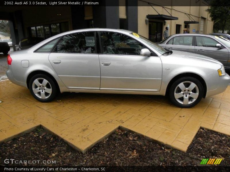 Light Silver Metallic / Platinum 2002 Audi A6 3.0 Sedan