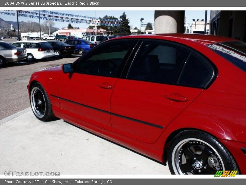 Electric Red / Black 2004 BMW 3 Series 330i Sedan