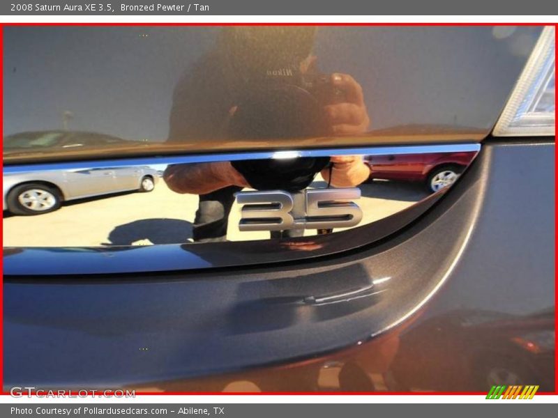 Bronzed Pewter / Tan 2008 Saturn Aura XE 3.5