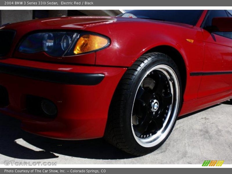 Electric Red / Black 2004 BMW 3 Series 330i Sedan