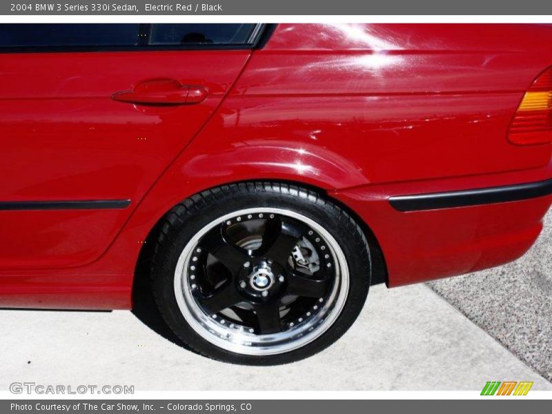 Electric Red / Black 2004 BMW 3 Series 330i Sedan
