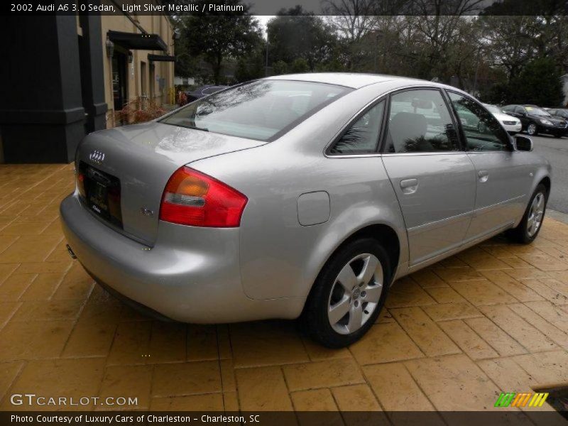 Light Silver Metallic / Platinum 2002 Audi A6 3.0 Sedan