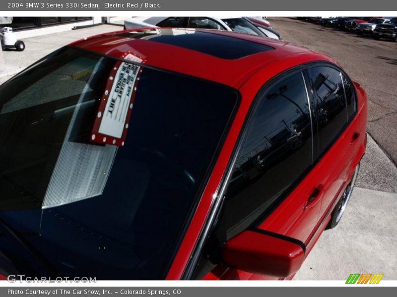 Electric Red / Black 2004 BMW 3 Series 330i Sedan