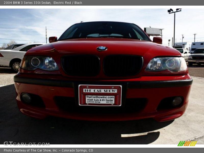Electric Red / Black 2004 BMW 3 Series 330i Sedan