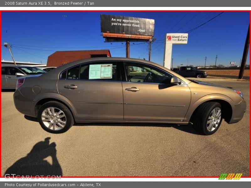 Bronzed Pewter / Tan 2008 Saturn Aura XE 3.5