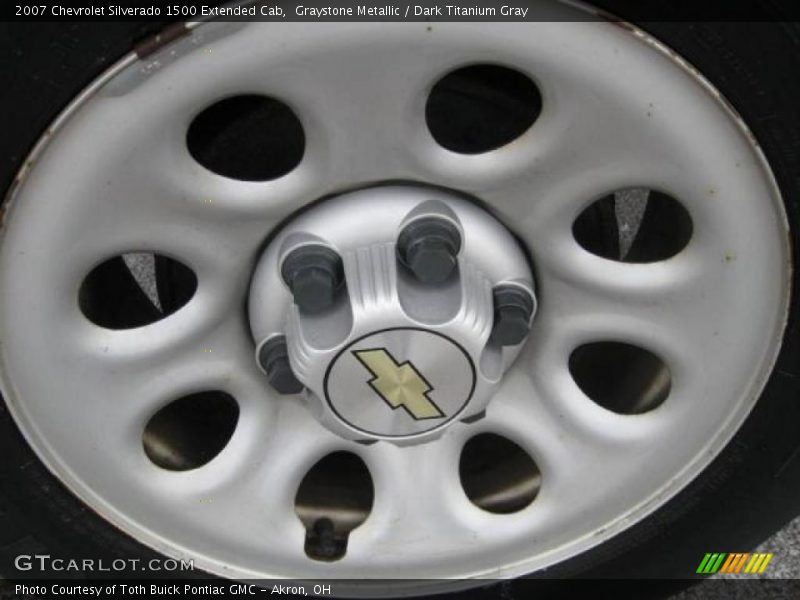 Graystone Metallic / Dark Titanium Gray 2007 Chevrolet Silverado 1500 Extended Cab