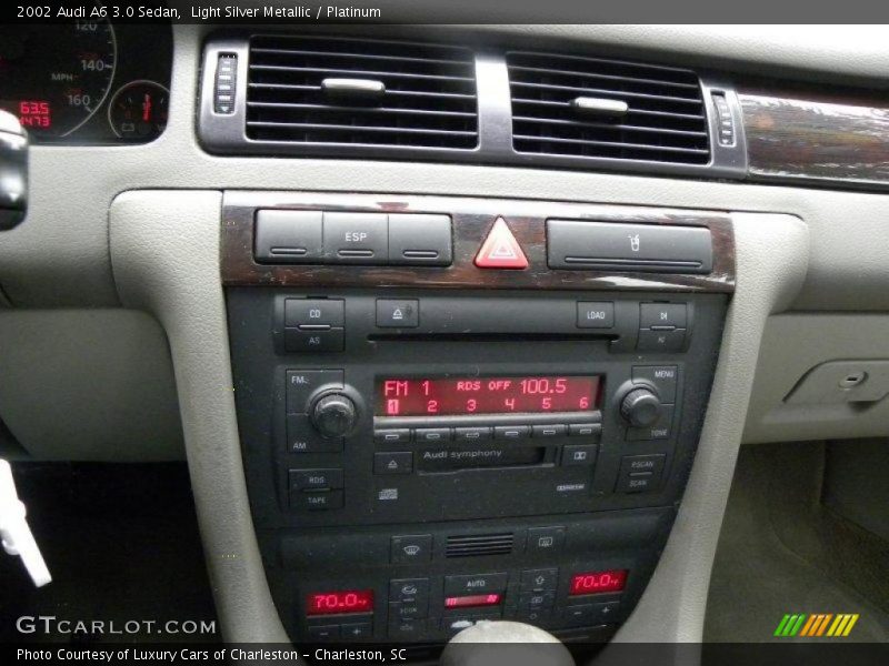 Light Silver Metallic / Platinum 2002 Audi A6 3.0 Sedan