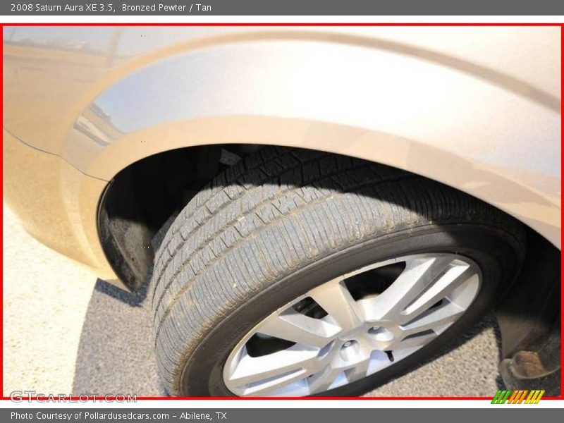 Bronzed Pewter / Tan 2008 Saturn Aura XE 3.5