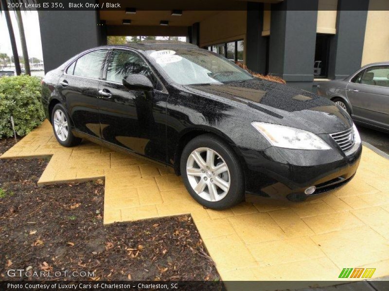 Black Onyx / Black 2007 Lexus ES 350