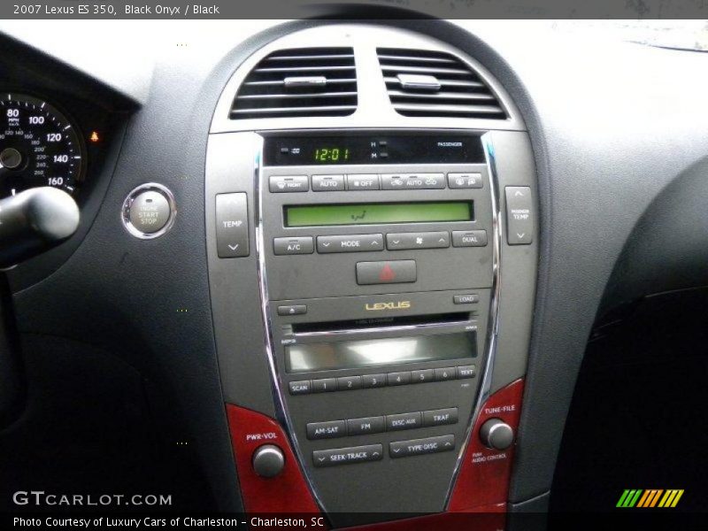 Black Onyx / Black 2007 Lexus ES 350