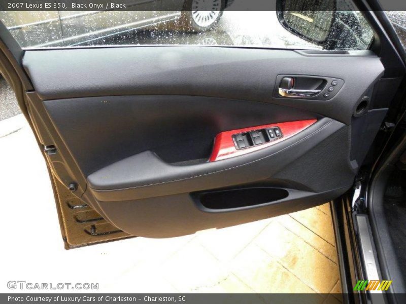 Black Onyx / Black 2007 Lexus ES 350