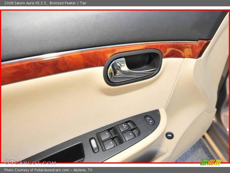 Bronzed Pewter / Tan 2008 Saturn Aura XE 3.5