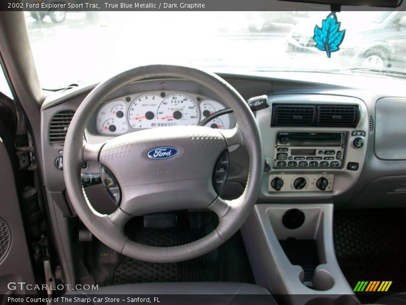 True Blue Metallic / Dark Graphite 2002 Ford Explorer Sport Trac