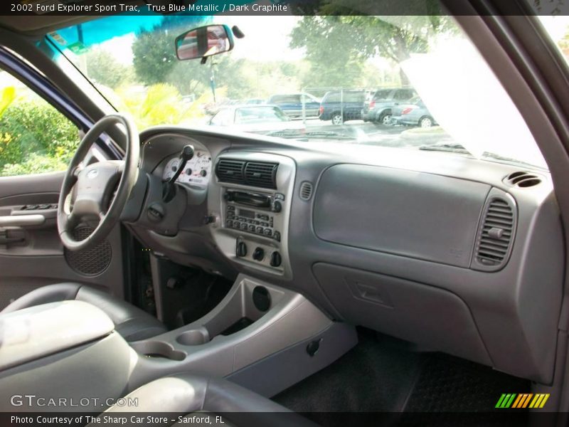 True Blue Metallic / Dark Graphite 2002 Ford Explorer Sport Trac