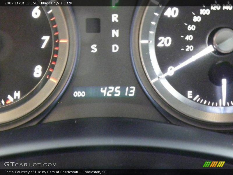Black Onyx / Black 2007 Lexus ES 350