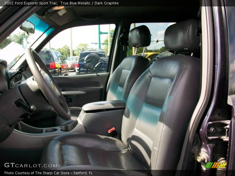 True Blue Metallic / Dark Graphite 2002 Ford Explorer Sport Trac