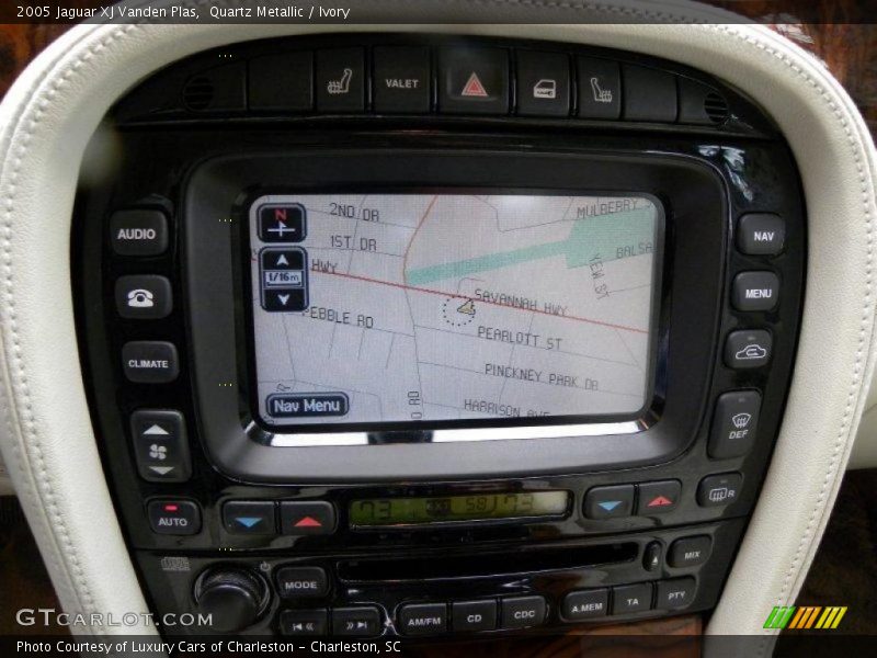 Quartz Metallic / Ivory 2005 Jaguar XJ Vanden Plas