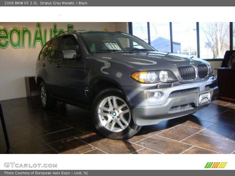 Stratus Grey Metallic / Black 2006 BMW X5 3.0i