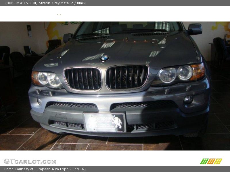 Stratus Grey Metallic / Black 2006 BMW X5 3.0i