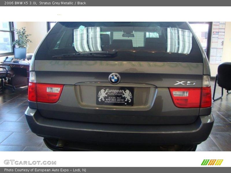 Stratus Grey Metallic / Black 2006 BMW X5 3.0i