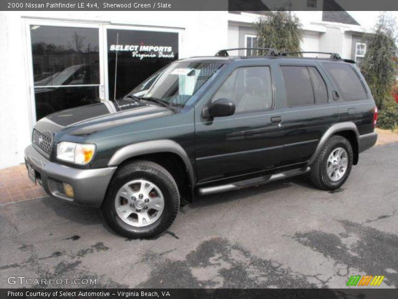 Sherwood Green / Slate 2000 Nissan Pathfinder LE 4x4