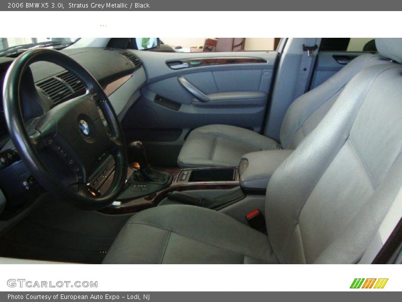 Stratus Grey Metallic / Black 2006 BMW X5 3.0i