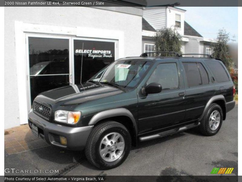 Sherwood Green / Slate 2000 Nissan Pathfinder LE 4x4