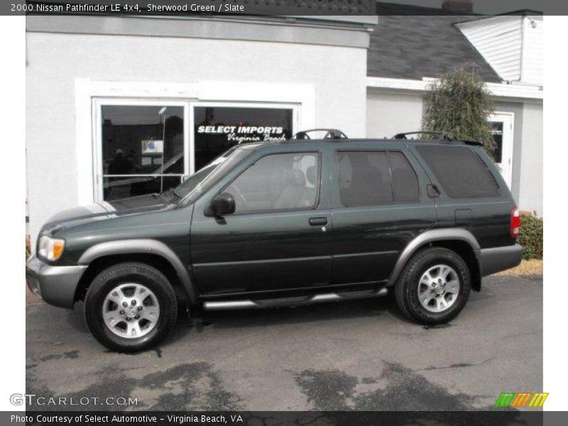 Sherwood Green / Slate 2000 Nissan Pathfinder LE 4x4