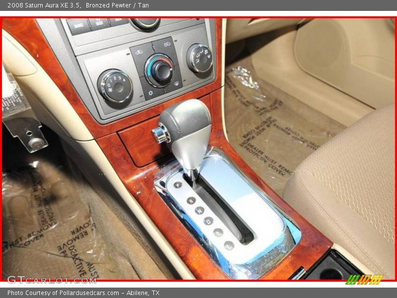 Bronzed Pewter / Tan 2008 Saturn Aura XE 3.5
