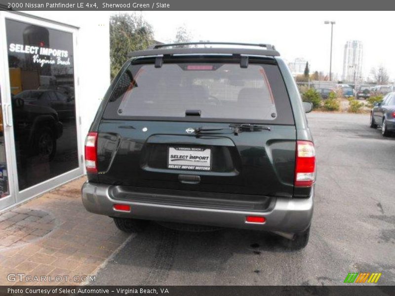Sherwood Green / Slate 2000 Nissan Pathfinder LE 4x4