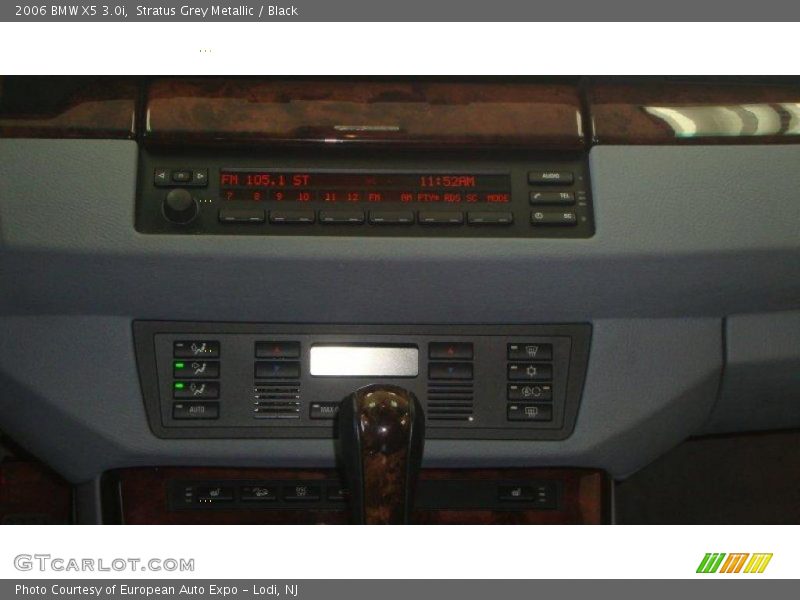 Stratus Grey Metallic / Black 2006 BMW X5 3.0i