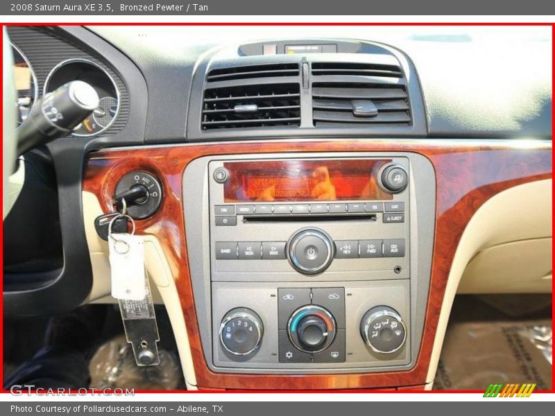 Bronzed Pewter / Tan 2008 Saturn Aura XE 3.5