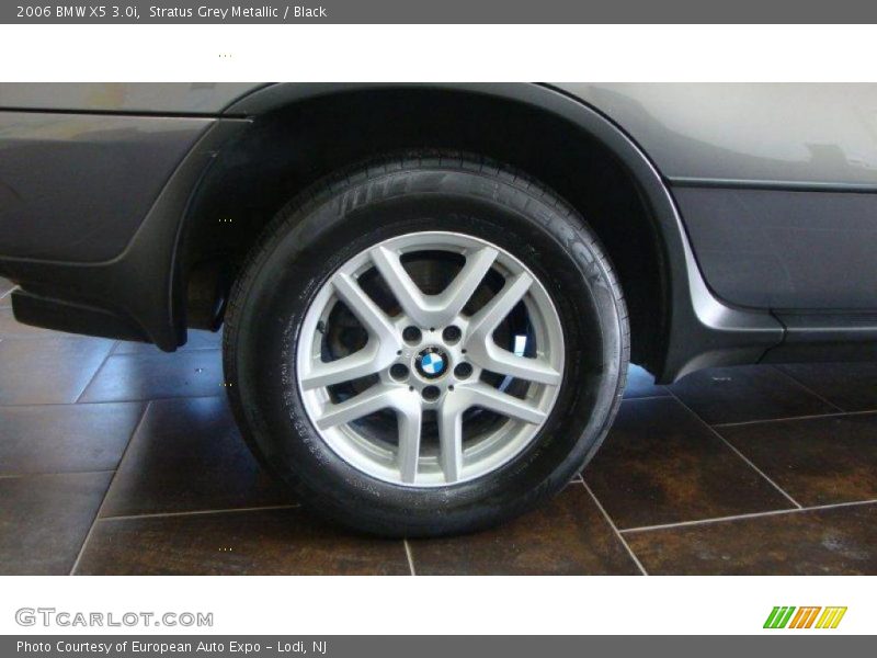 Stratus Grey Metallic / Black 2006 BMW X5 3.0i