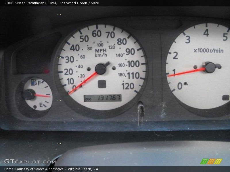 Sherwood Green / Slate 2000 Nissan Pathfinder LE 4x4