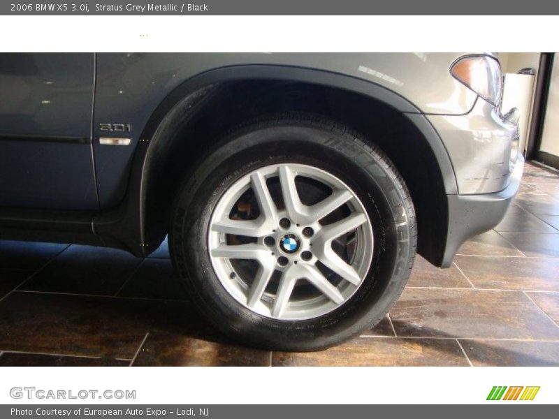 Stratus Grey Metallic / Black 2006 BMW X5 3.0i
