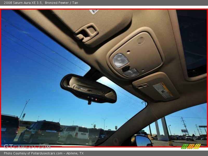 Bronzed Pewter / Tan 2008 Saturn Aura XE 3.5