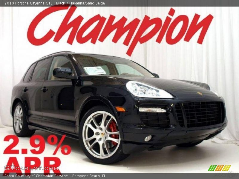 Black / Havanna/Sand Beige 2010 Porsche Cayenne GTS