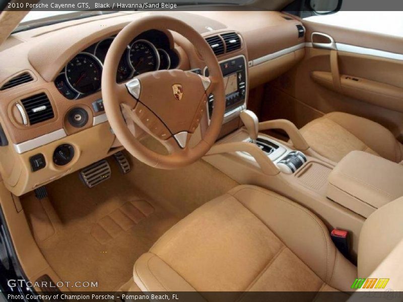 Black / Havanna/Sand Beige 2010 Porsche Cayenne GTS