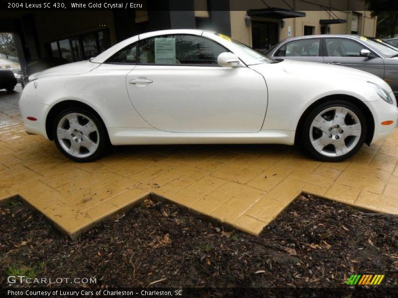 White Gold Crystal / Ecru 2004 Lexus SC 430