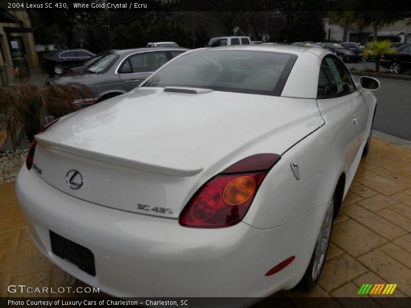 White Gold Crystal / Ecru 2004 Lexus SC 430