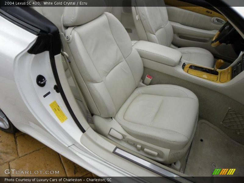 White Gold Crystal / Ecru 2004 Lexus SC 430