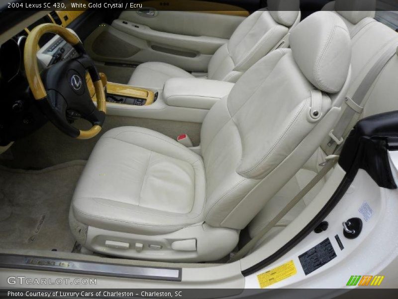 White Gold Crystal / Ecru 2004 Lexus SC 430