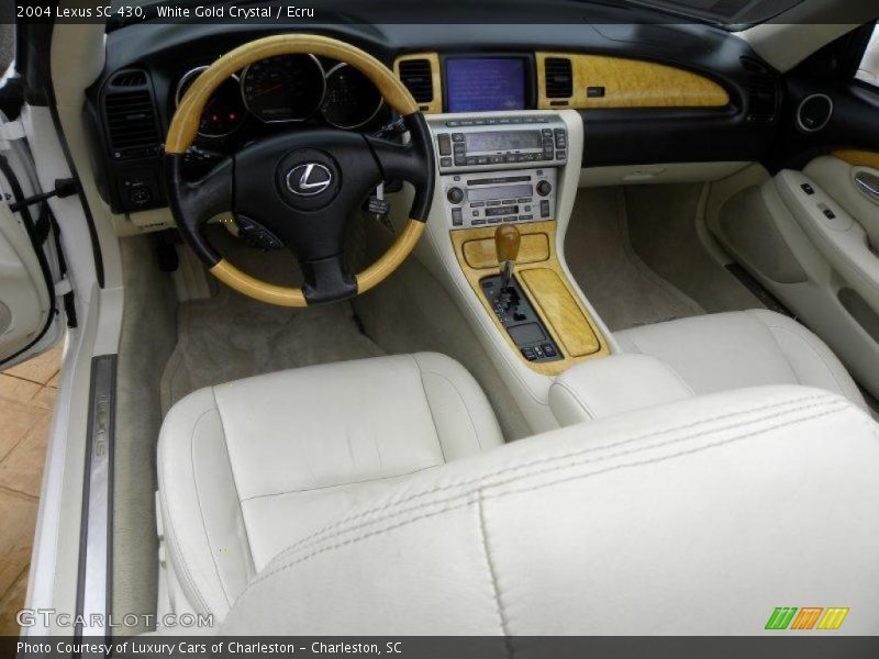 White Gold Crystal / Ecru 2004 Lexus SC 430