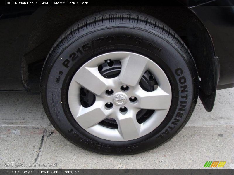 Wicked Black / Black 2008 Nissan Rogue S AWD