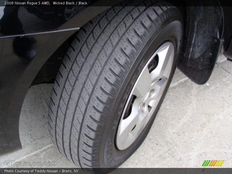 Wicked Black / Black 2008 Nissan Rogue S AWD