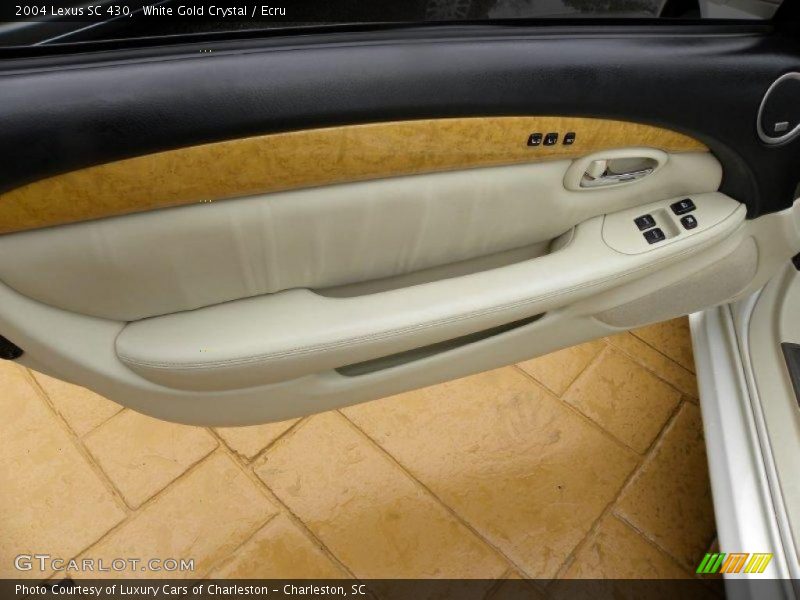 White Gold Crystal / Ecru 2004 Lexus SC 430