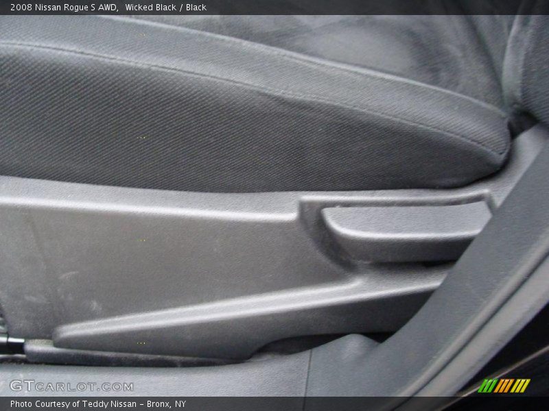 Wicked Black / Black 2008 Nissan Rogue S AWD