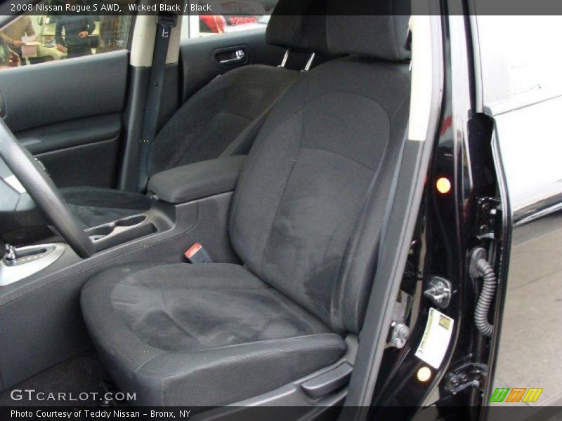 Wicked Black / Black 2008 Nissan Rogue S AWD