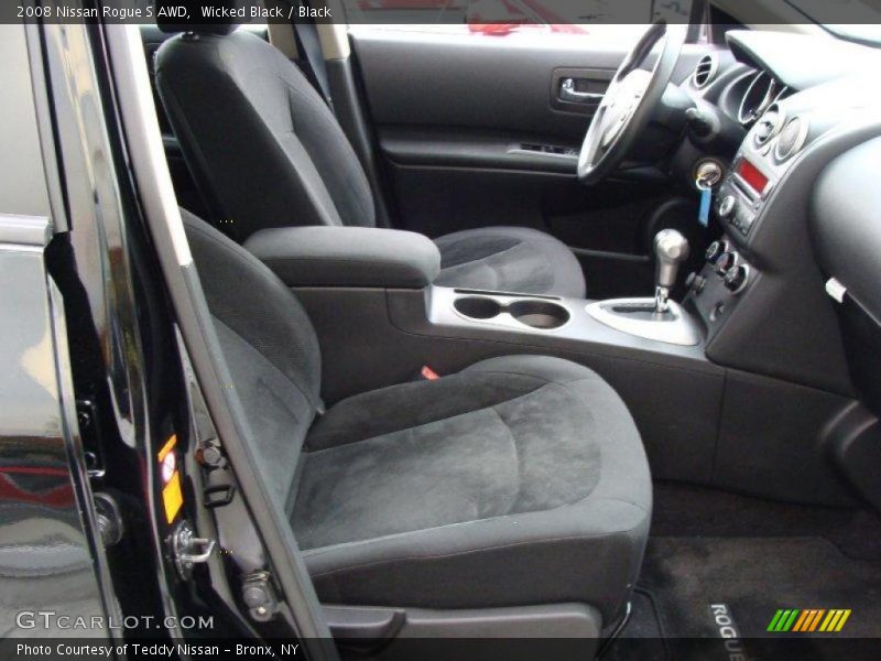 Wicked Black / Black 2008 Nissan Rogue S AWD