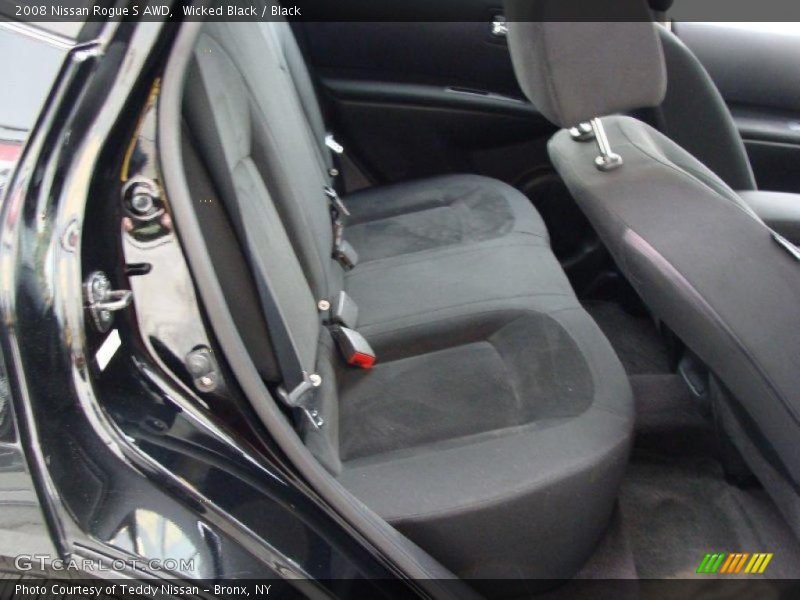 Wicked Black / Black 2008 Nissan Rogue S AWD
